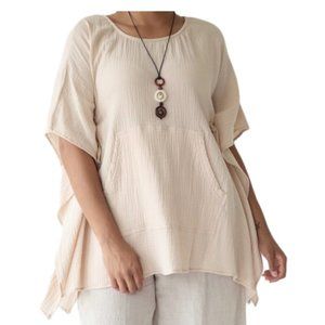 Aria Handmade Gaucha Tunic - Natural